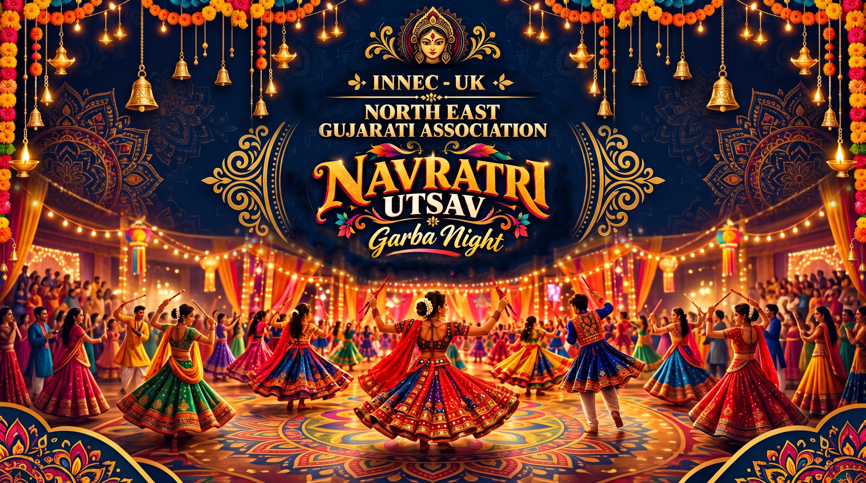 Navratri 2026 - Dandiya and Garba Nights, Newcastle